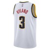 NBA Mænd Trøje Denver Nuggets Bones Hyland 3 2022-23 Nike Association Edition Hvid Swingman